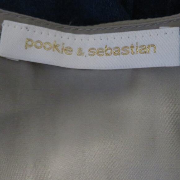 Pookie & Sebastian Dress, Drop Waist Ruffle, Tiered, Dress, Party Grey S NWOT - Picture 7 of 9